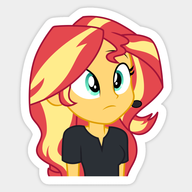 Director Sunset Shimmer 3 Sticker by CloudyGlow